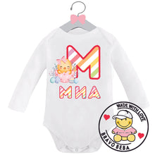 Učitajte sliku u preglednik galerije, Uskršnji bodi za bebe sa imenom