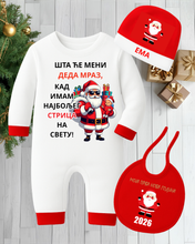 Učitajte sliku u preglednik galerije, Novogodišnji komplet - Šta će meni deda mraz 1
