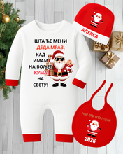 Učitajte sliku u preglednik galerije, Novogodišnji komplet - Šta će meni deda mraz 1
