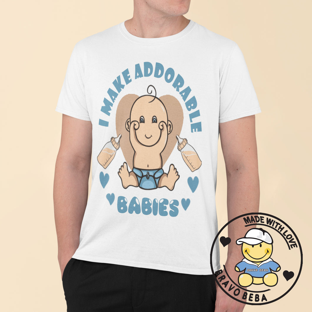 Majica za tatu - I make addorable babies decak